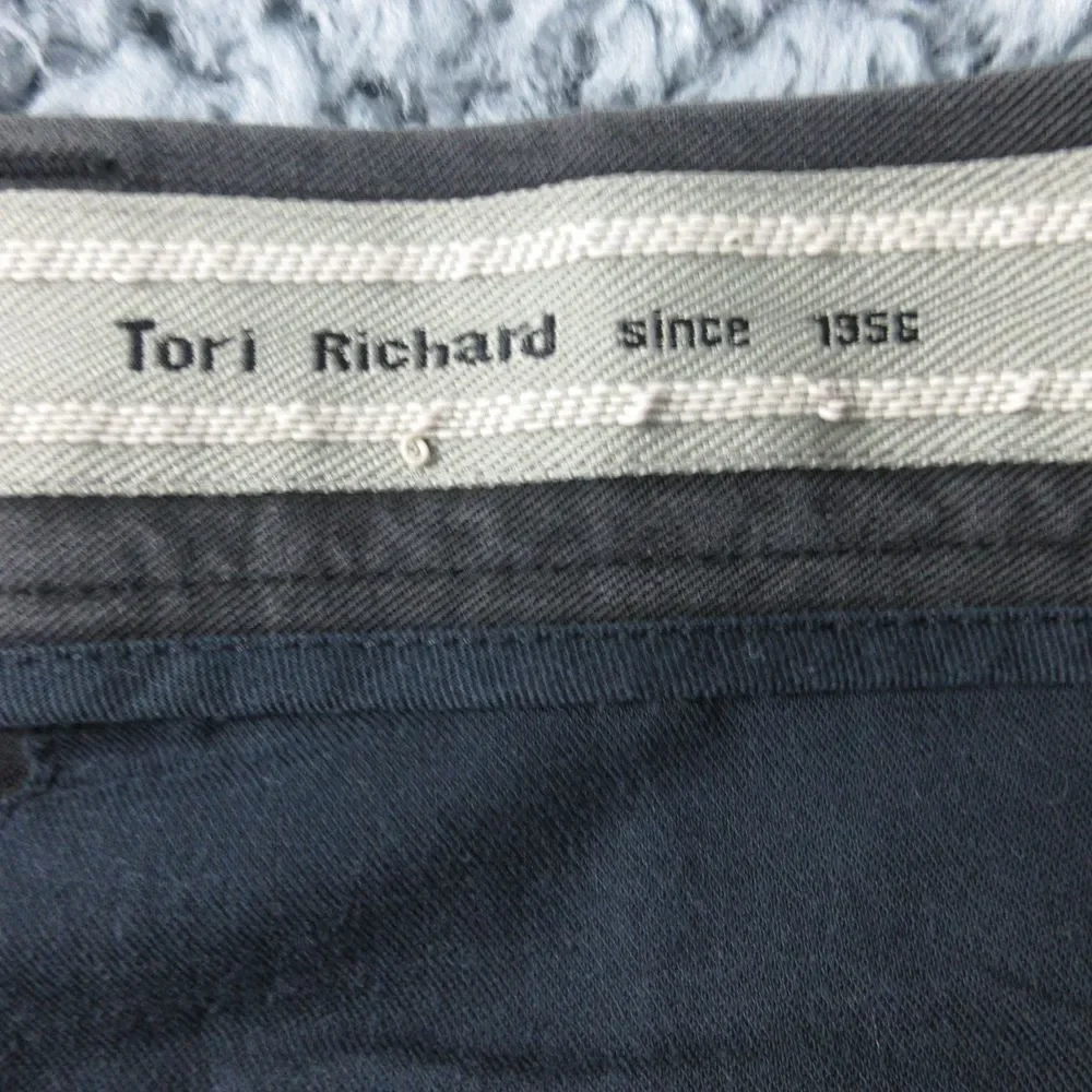 Tori Richard Shorts Mens 40 Black Weathered Pleated Chino 39x10* '
